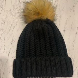Anthropologie Hat with Changing Pom